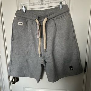 Rtgb T Grind Logo Shorts Heather Gray XL NWT Retail $73